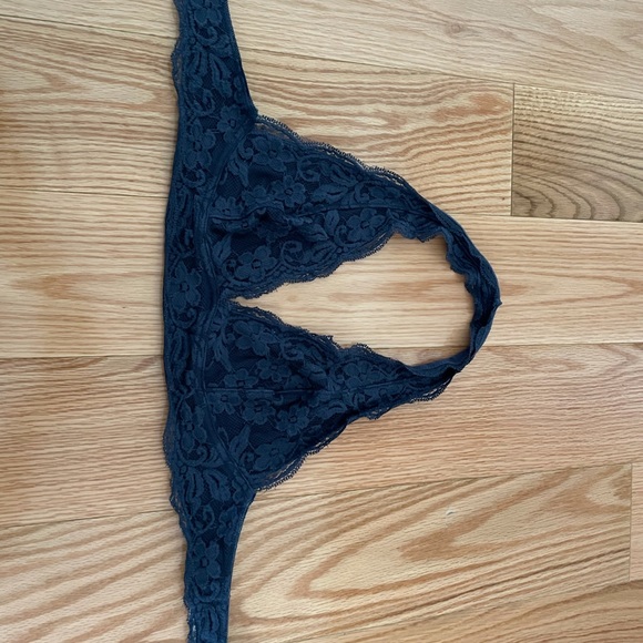 Pins + Needles Blue Floral Bralette - Picture 4 of 4